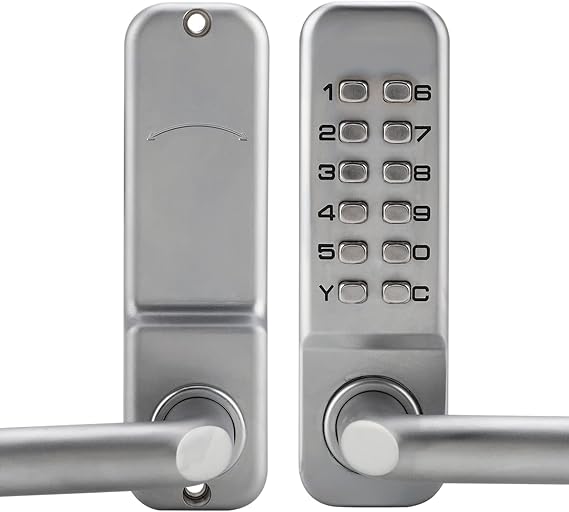 Ejoyous Combination Code Door Lock Mechanical Code Lock with Mechanical Buttons Digital Keyless Code Lock for Garage Hotel Office Studio Warehouses