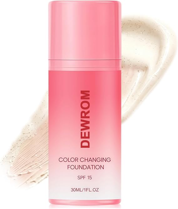 Colour Changing Foundation for Mature Skin, Korean Foundation Makeup