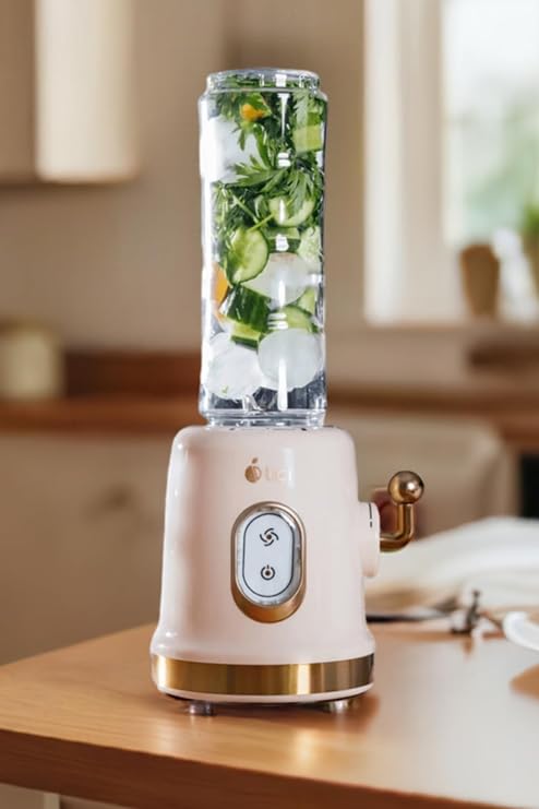 Smoothie Blender Öğütücü Fonksiyonlu Çift Şişeli Smothie Blender Lc-sbl01 Bej