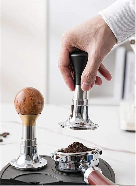 Constant Pressure Coffee Tamper 51mm 53.35mm 58.5mm The Force Tamper Impact Espresso Tampers with Calibrated Spring Loaded(58.5mm)