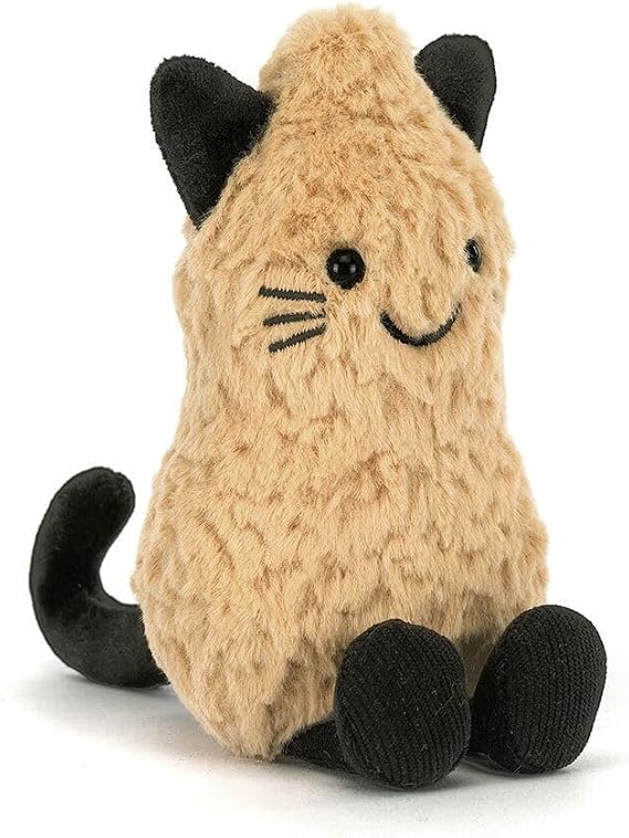 Jellycat Amuseables ピーナッツキャットアウトフィット