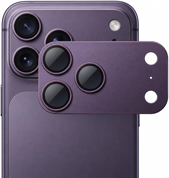 Coverzone iPhone 18 Pro ile uyumlu Kamera Lens Koruma hsnx1