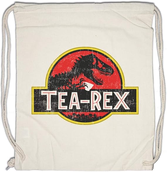 Urban Backwoods Tea-Rex I Drawstring Bag Gym Sack