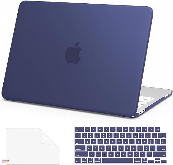 AKIT MacBook Neo ケース 13インチ 2026 A18 Pro対応 スリムハードシェルケース + スクリーンプロテクター + キーボードカバー MacBook Neo 13インチ用 マットインディゴ