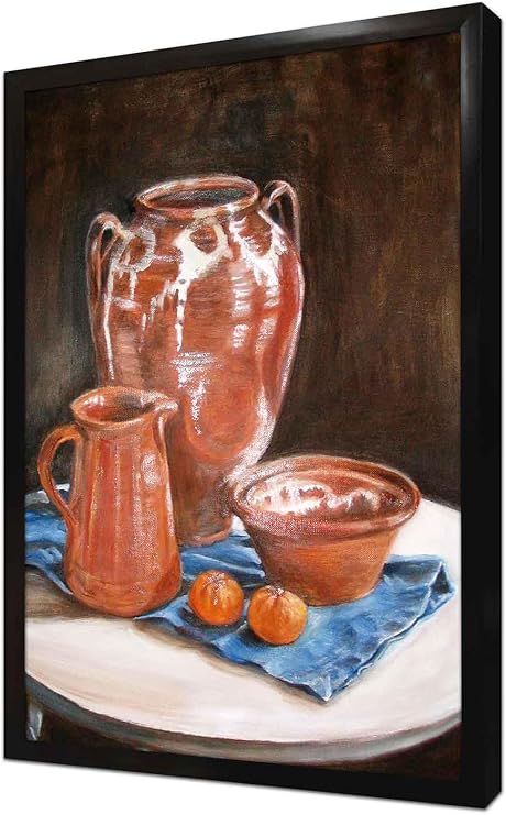 Tablosan Çömlek Çerçeveli Mdf Tablo 50 X 70 Cm Mb09081
