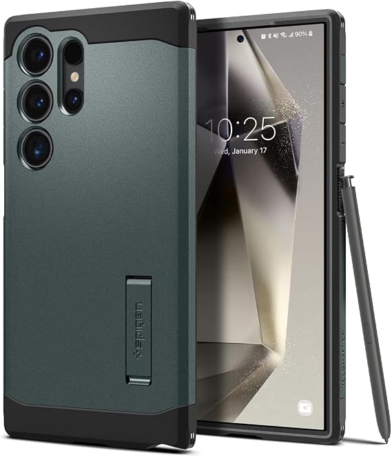 Spigen Tough Armor Case for Samsung Galaxy S24 Ultra -Abyss Green