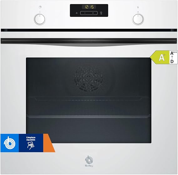 Balay, Aqualisis, 3HB5131B3 Multifunction Oven, Black Glass [Energy Class A+]