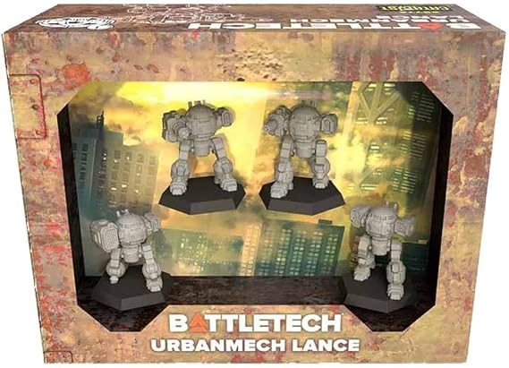 Catalyst Game Labs - BattleTech UrbanMech Lance - Miniature Game - English Version