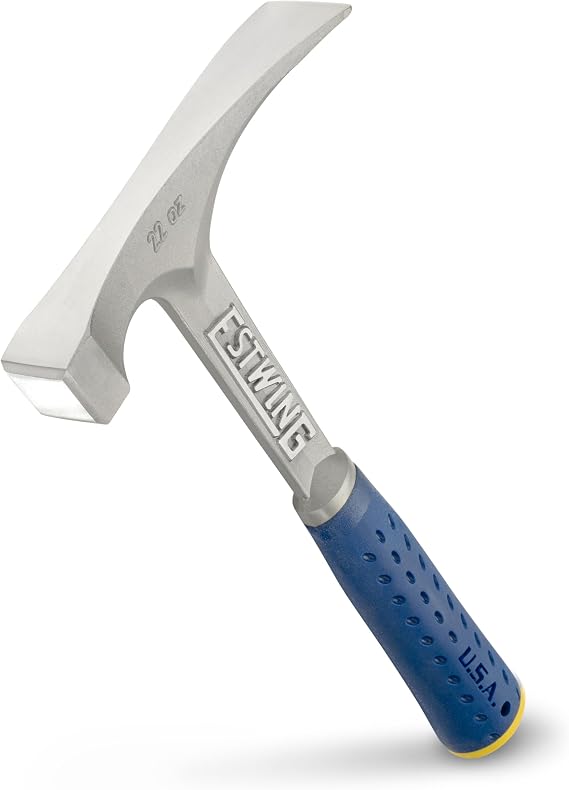 Estwing Pletrum E6-22BLC 22oz surface flat Big Griff shock reduction hammer Rock blue