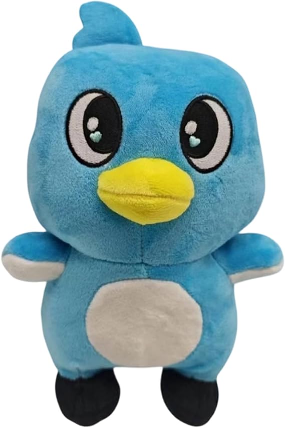 Milo Plush Toy Cute Blue Bird Milo and Chip Game Stuffed Doll Soft Collectible Gift for Game Fans