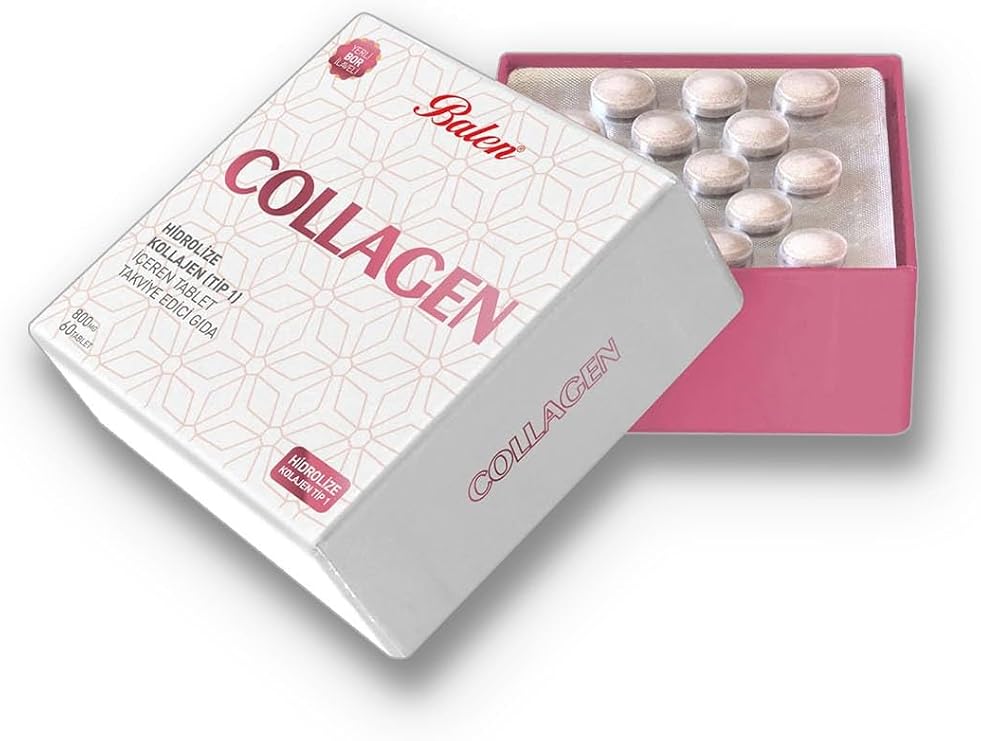 Balen Collagen Kolajen Tablet Hidrolize Kollajen Tip 1 Collagen Balen Collagen