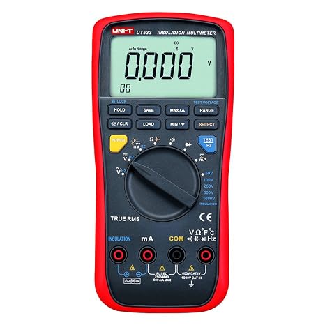 Uni-T UT533 İzolasyon Meğeri True RMS Multimetre
