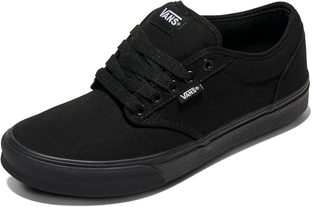 Vans Men's Atwood Low-Top Sneakers, Black Canvas Black Black, 6.5/7 UK
