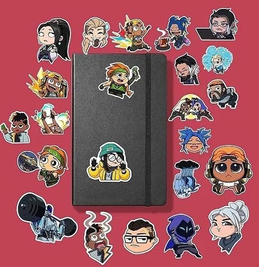 Valorant Paketi/Bullet Journal Defter Çıkartma Ajanda Laptop Etiket, 8687768568236