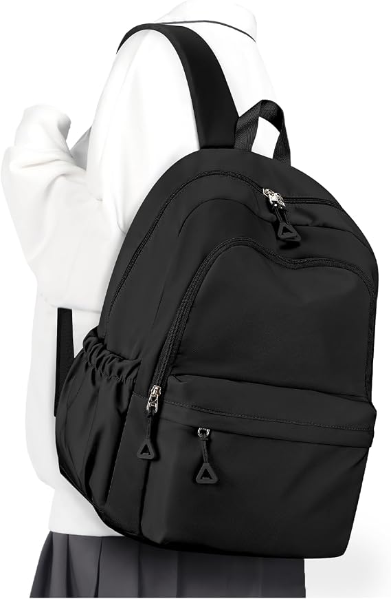 winspansy School Backpack for Women School Bags for Girls Boys Kids Rucksack Waterproof Lightweigh Simple Cute Casual Daypack 14 Inch Laptop Backpack for College Work