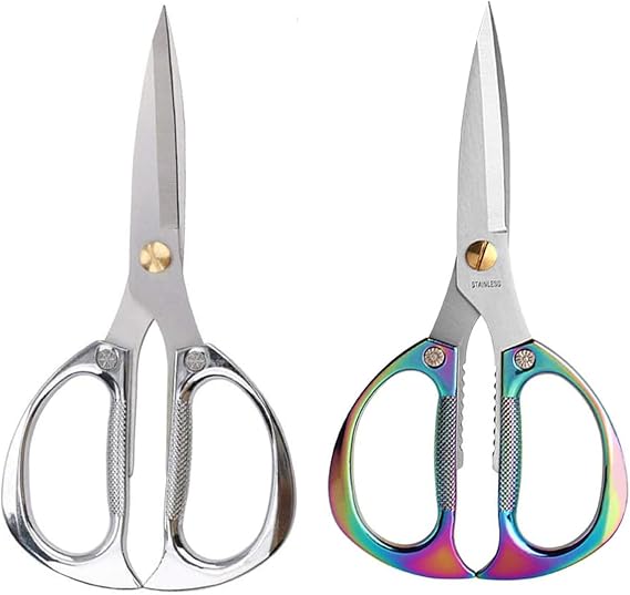 2PC Multi Purpose Kitchen Shears Stainless Steel Kitchen Scissors