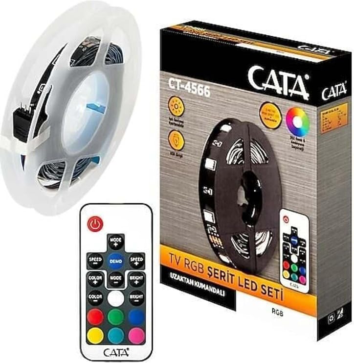 CATA Ct-4566 Usb'li Tv Arkası Rgb Led 3mt