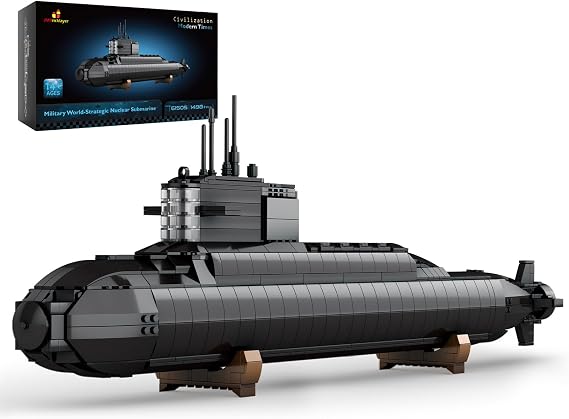 JMBricklayer Nuclear Submarine Building Blocks Sets with Lights