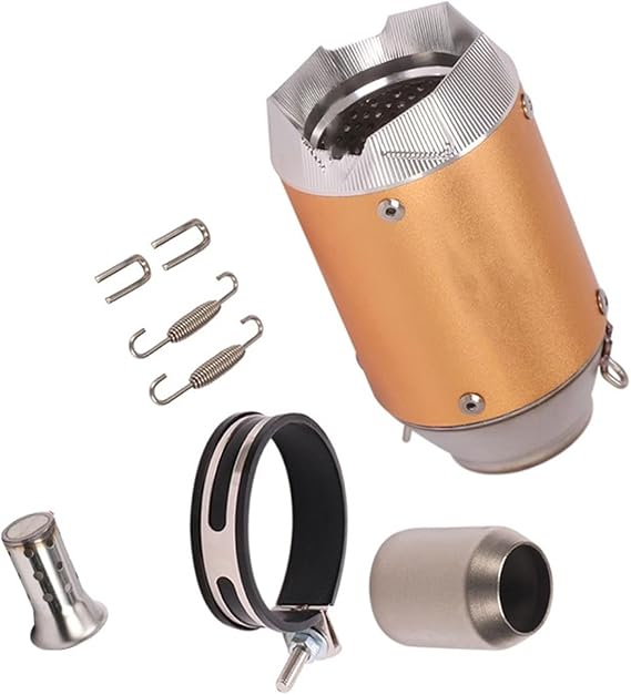 51MM 60MM Universal Motorcycle GP Exhaust Titanium Alloy Muffler DB Killer Escape For Kawasaki For Ninja400 Z250 Z900