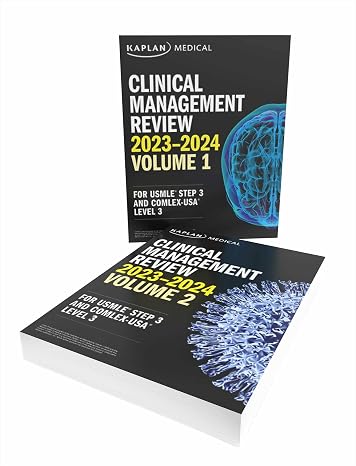 Clinical Management Complete 2-Book Subject Review 2023-2024: Lecture Notes for USMLE Step 3 and COMLEX-USA Level 3: 1-2