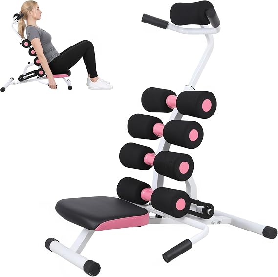 Mini Inversion Table for Back Pain Relief, Inversion Chair with Adjustable Support & Spine Decompression,Compact Foldable Back Stretcher, 350lbs Capacity