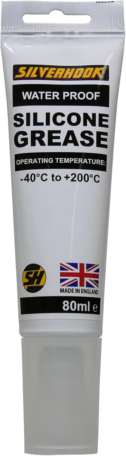 Silverhook Silicone Grease Tube 80ml Multi-Purpose Waterproof Dielectric