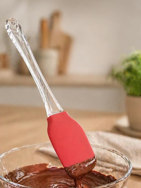 Beylini Silikon Spatula Premium Çok Amaçlı Esnek Uçlu Çıkarılabilir Başlıklı Isıya Dayanıklı Pasta Mutfak Sıyırma Kaplama Spatulası