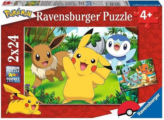 Ravensburger 2x24 Parça Pokemon Puzzle