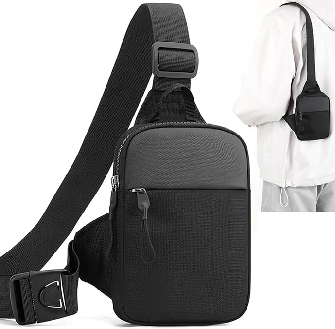 Sling Bag for Men Women- Sling Shoulder Backpack/Chest Bag Crossbody Bag Anti-Theft Shoulder Bag Small Sling Bag for Men and Women Travel Hiking Cycling Outdoor Sports