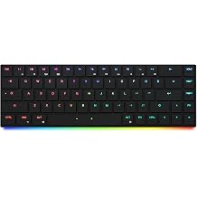 BAROCCOMiSTEL AIRONE Mechanical Keyboard, 65% Layout, Cherry MX ULP Switch, RGB Backlit, USB-C Cable, Windows/MacOS/iOS, Macro Support, Portable, Super Slim/Super Light, Black- Tactile