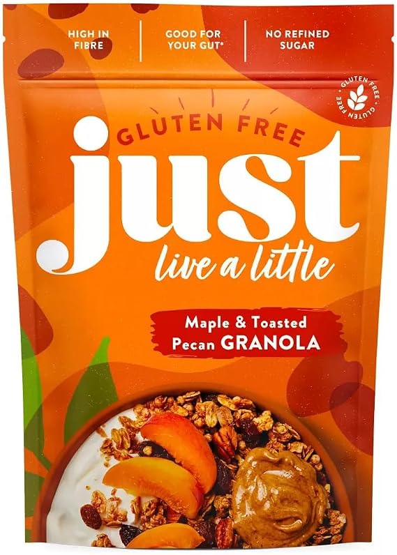 Fakhri Maple &amp; Toasted Pecan Granola – 1.2kg | Crunchy Breakfast Cereal | High Fiber | No Refined Sugar