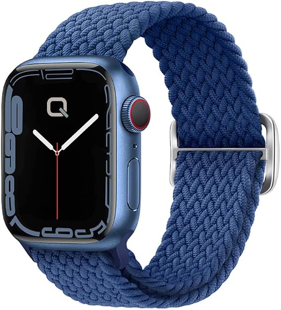 Quse Örgü Kordon, Apple Watch Series 11,10,9,8,7,6,5,3,SE,SE2,SE3 ile Uyumlu, Ayarlanabilir, 42mm/41mm/40mm/38mm ve 46mm/45mm/44mm/49mm