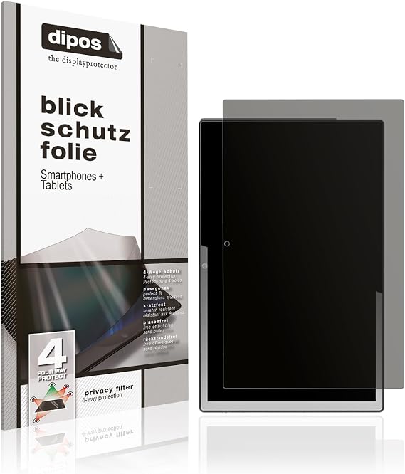 dipos Privacy Screen Protector for Pine64 PineTab-V 10.1 Zoll
