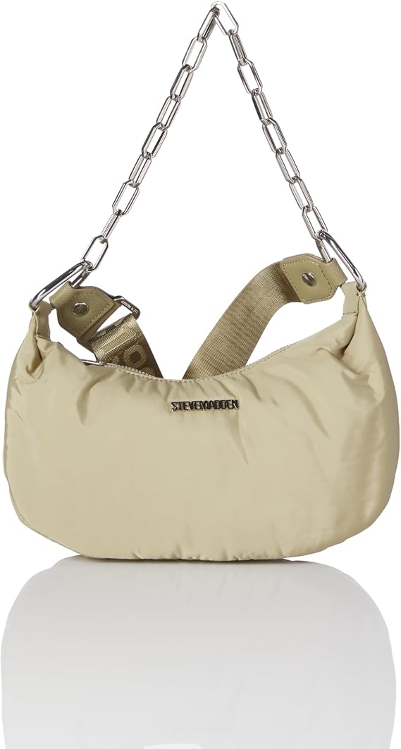 Steve Madden Zoeyy-n ナイロンムーンシェイプバッグ チェーン付き