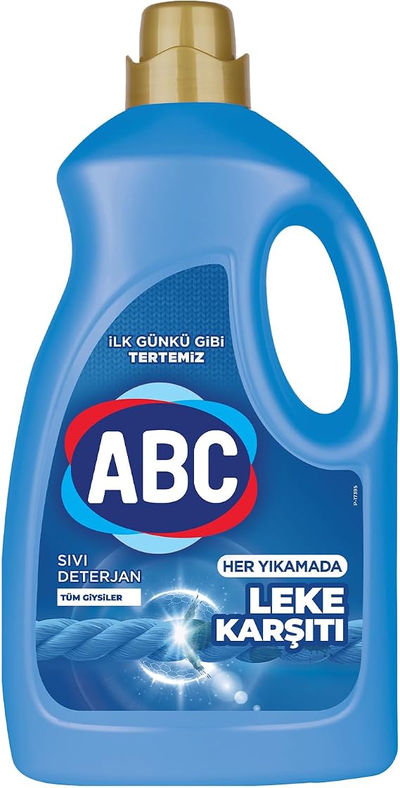 ABC DETERJAN Sıvı Çamaşır Deterjanı Leke Karşıtı 3 L