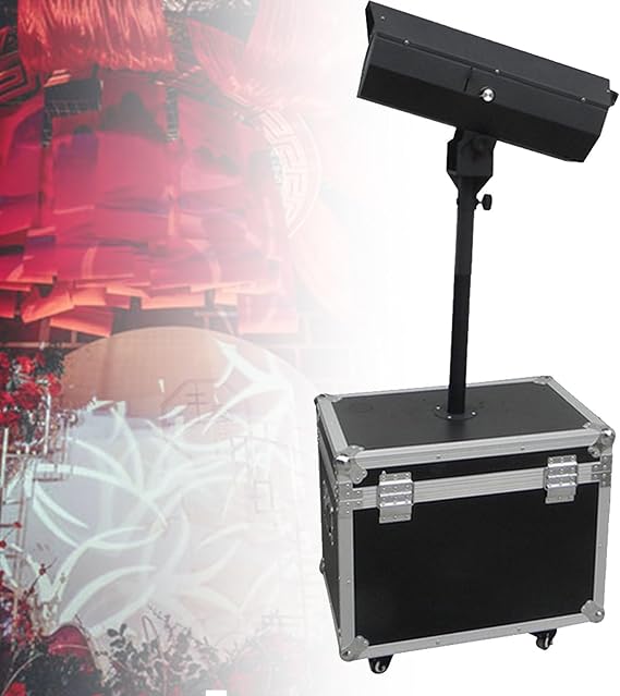 Stage Spotlight, Manual Control Focused Lamp, Multi-Color Professional Performance Light for Events with Flight Case, 300W