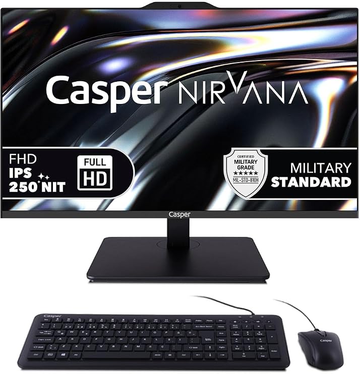 Casper Nirvana A80.1342-8V00X-V-S Intel Core i5-13420H 8GB RAM 500GB NVME SSD FREEDOS All in one