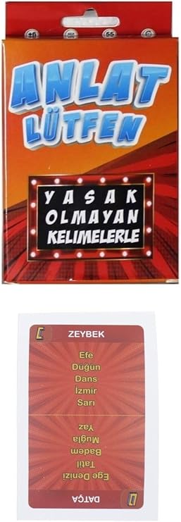 Hyd Anlat Lütfen Mini Tabu Zeka Kart Oyunu