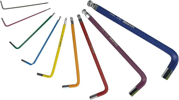 Eclipse Professional Tools EHK9PS 9 piece Metric Hex Key Set