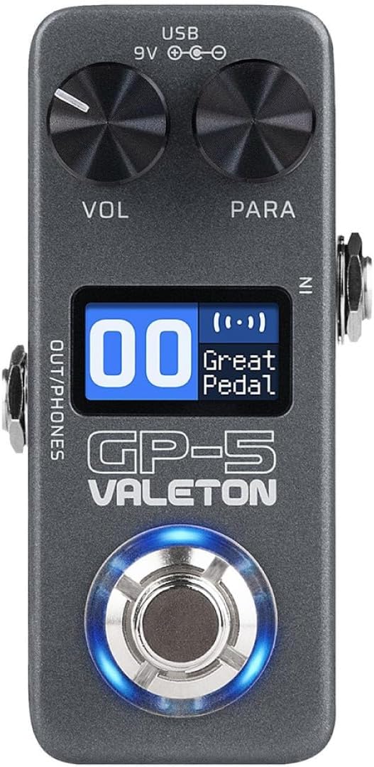 Valeton GP-5 Compact Multi-Effects Processor - SnapTone & IR Loader 100+ Effects Bluetooth USB Audio Interface