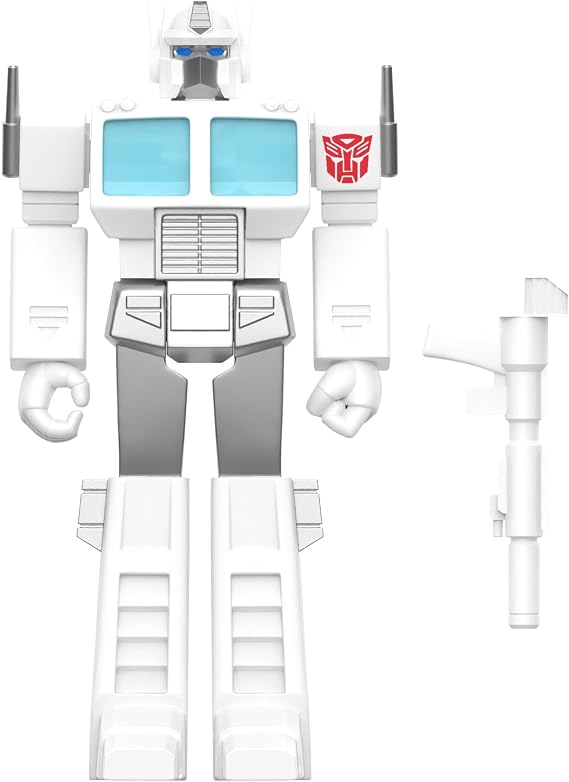 Super7 Transformers Optimus Prime Ultra Magnus - 3.75" Transformers Action Figure with Accessories Classic Cartoon Collectible Retro Toy