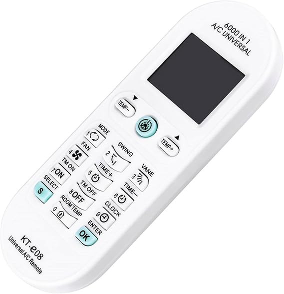 Direct Replacement LCD Remote Controller for Air Conditioning, Full Functionality AC Control Accessories Full Functionality AC Control Accessories