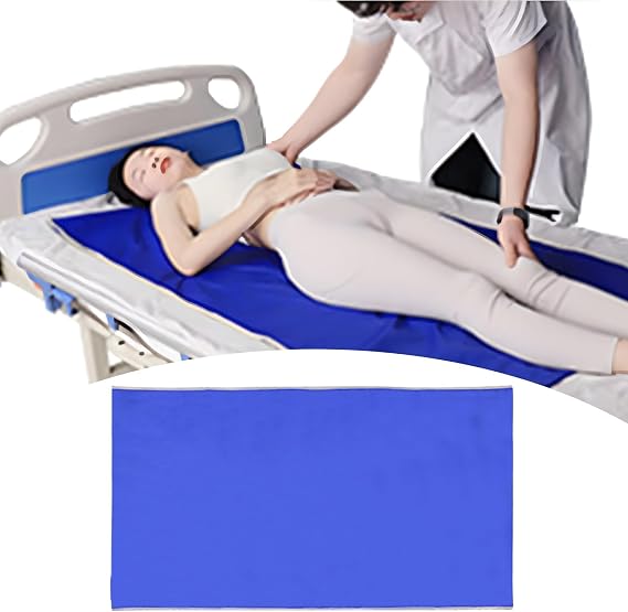 Slide Sheet, Slide Sheets for Moving Patients on Bed, Slide Sheets for Bed Mobility, for Patient Transfer Hospitals and Home Bed Care for Cars, Vehicles, Wheelchairs, Moving Elderly and Disabled(75*95