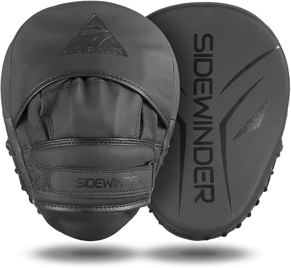 Sidewinder Boxing Punching Mitts, Boxing Pads, Kickboxing Muay Thai MMA Boxing Mitts Training Focus Punch Mitts Focus Pads Hand Target Pads Ideal for Martial Arts, MMA Muay Thai, Kicking Sparring Pads