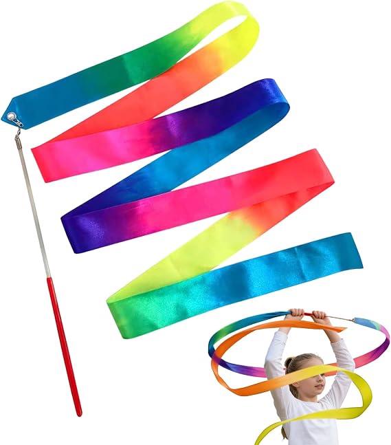 Gymnastics Ribbon Gradient Color Dancing Training Supplies
