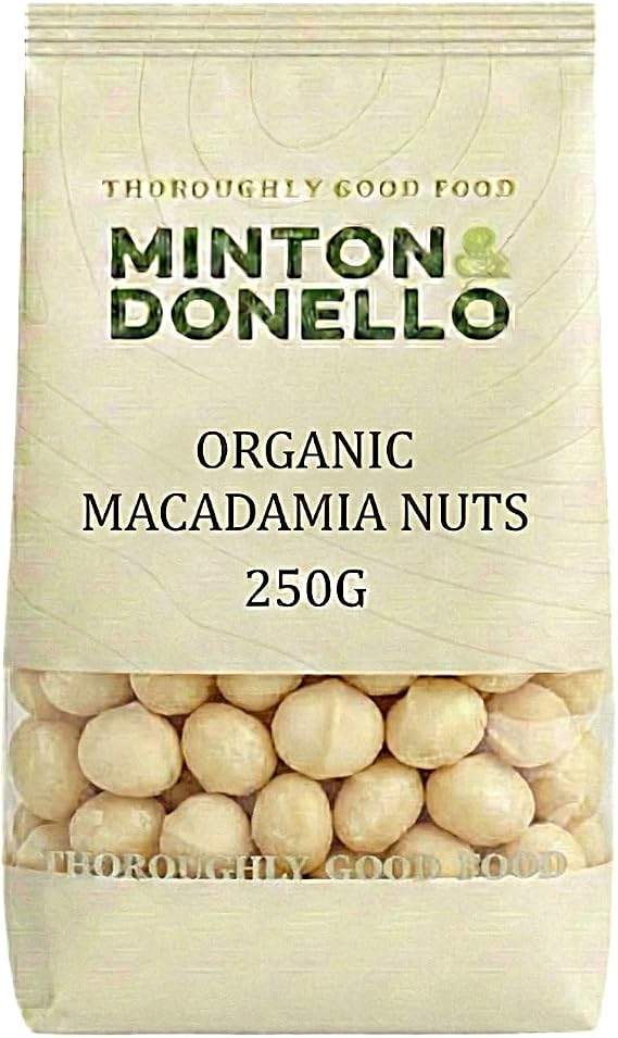 Minton & Donello - Organic Whole Macadamia Nuts, 250g