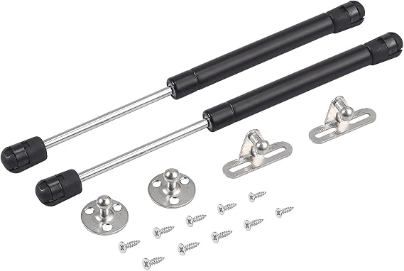 40N Gas Struts Cabinet Door Lift Support Black Pack of 2