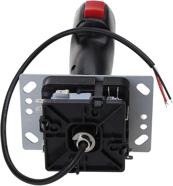 sodeber Joystick Flight Stick with Trigger Red Top Button 8 Way Direction Control Wshaft Mount Thrustmaster-throttle for Desk Controller Simulator Gladiators Game Machine