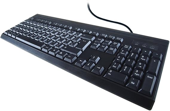 connektgear Computer Gear USB Standard Keyboard 24-0232,Black