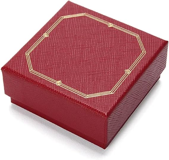 Ring Box Accessory Box Earring Small Jewellery Organiser Ring(Red)